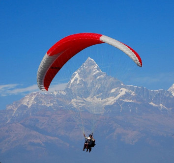 Paragliding From Sarangkot