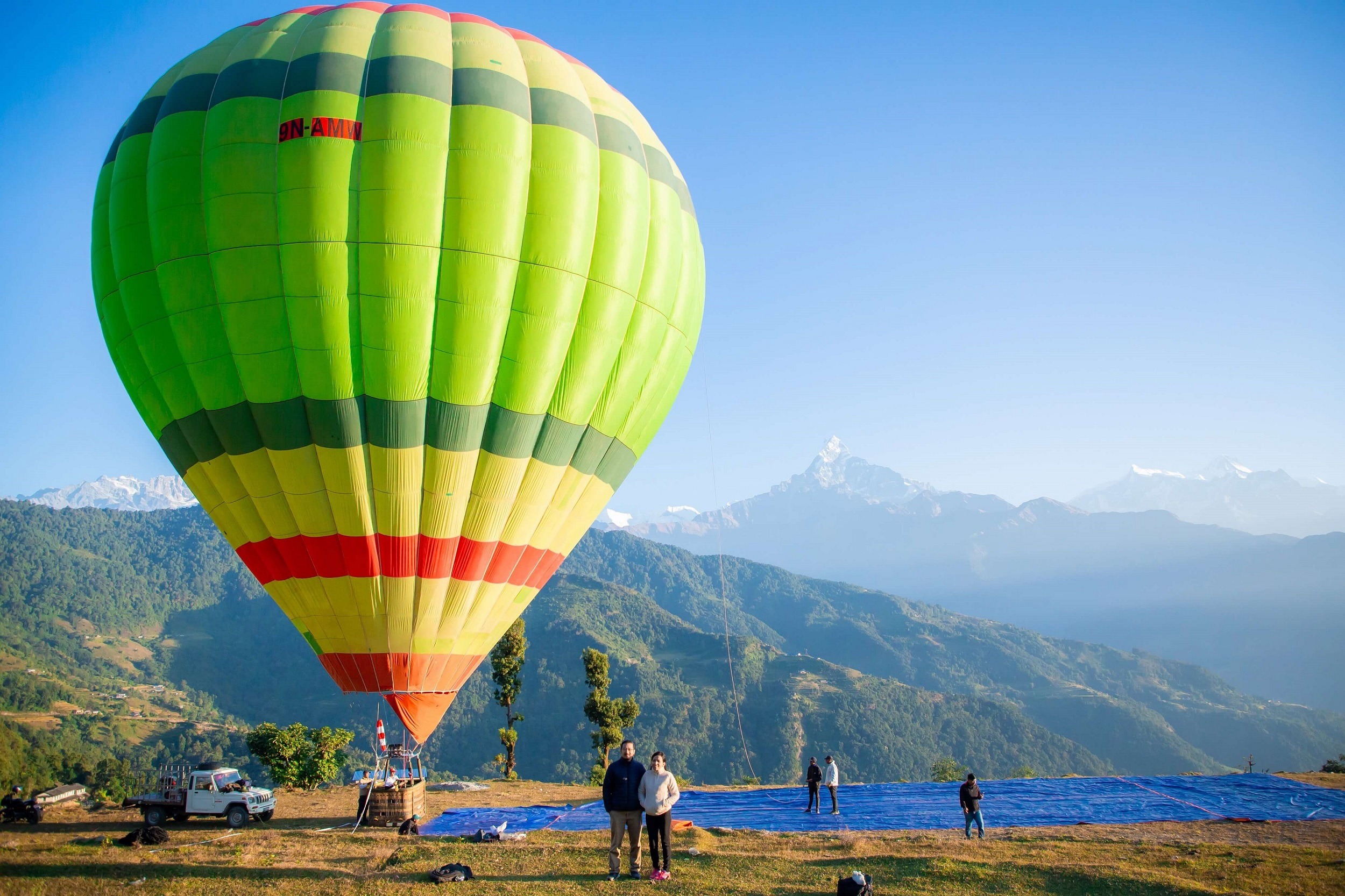 Hot Air Balloon in Pokhara
